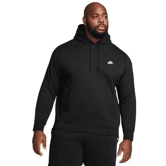 Nike Unisex Adult Sportswear Club Hoodie / Black/White